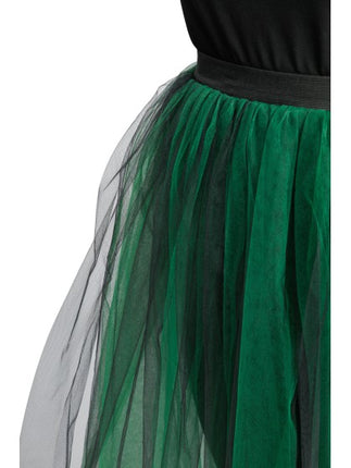 Tule Rok Donna Nero Verde