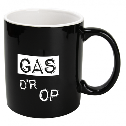Tazza nera Gas D'R Op 12cm
