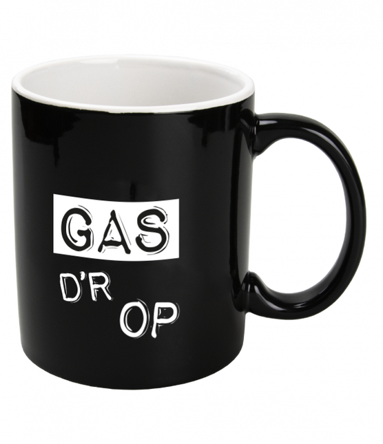 Tazza nera Gas D'R Op 12cm