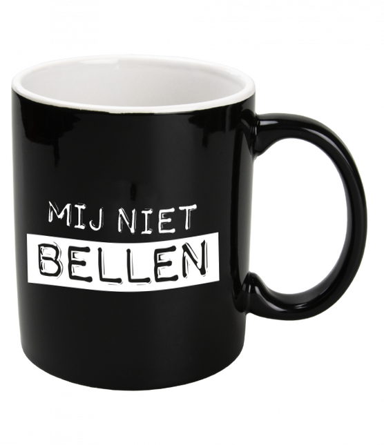 Tazza nera Me Not Bubbles 12 cm