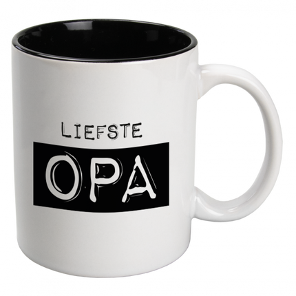 Tazza Dearest Grandad in ceramica bianca Dearest Grandad 12cm