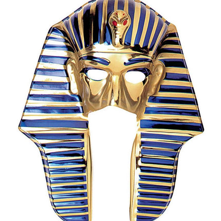 Blauw Gouden Masker Egyptisch van Widmann koop je bij Partywinkel