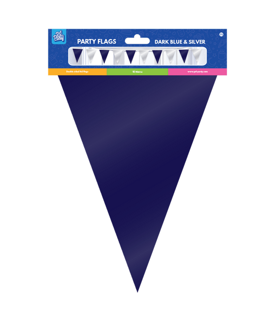 Blauw Zilveren Slinger Metallic 10m van Paper Dreams koop je bij Partywinkel