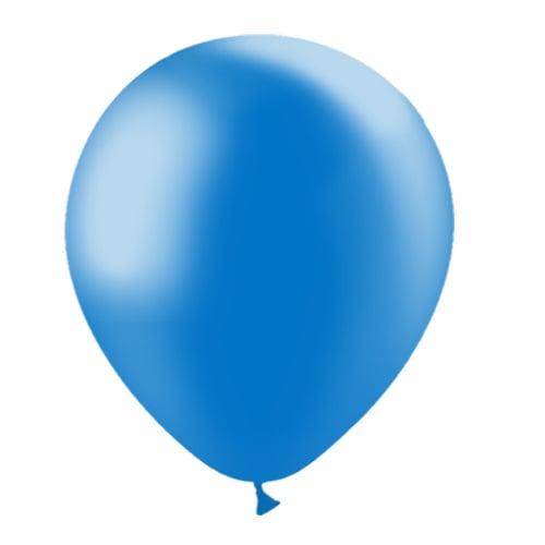 Blauwe Ballonnen Metallic 30cm 50st - Partywinkel - 8436540866936