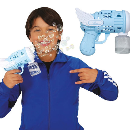 Blauwe Bellenblaas Machine 19cm - Partywinkel - 8434077315293