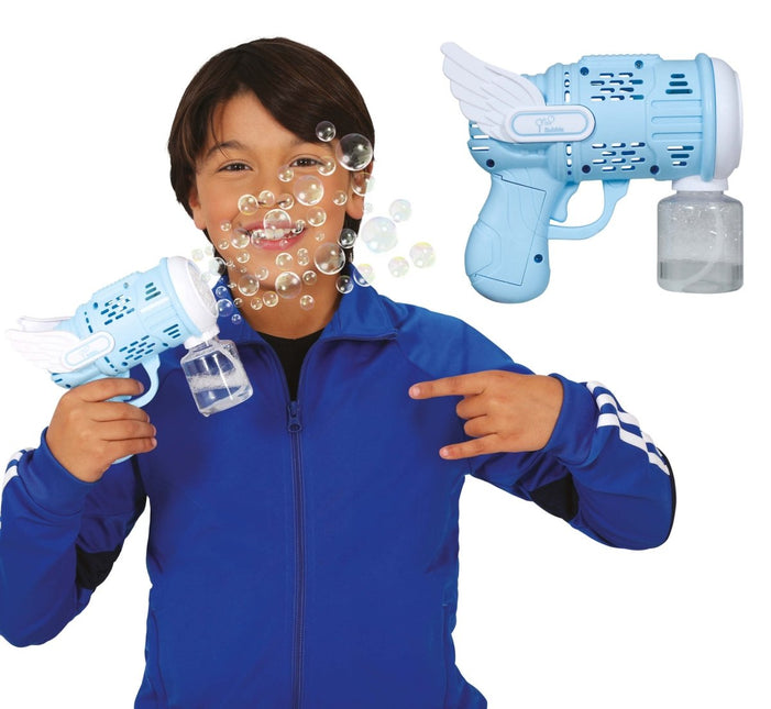 Blauwe Bellenblaas Machine 19cm - Partywinkel - 8434077315293