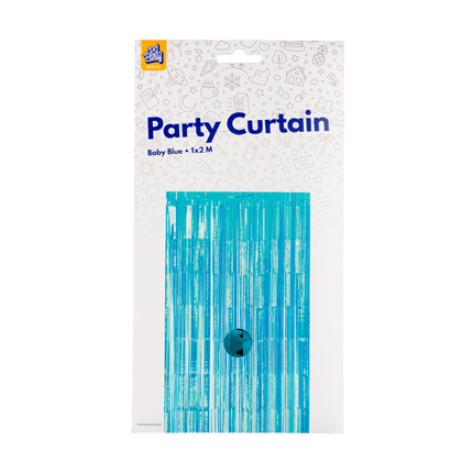 Blauwe Deurgordijn 2m - Partywinkel - 8716764236587