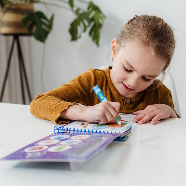 Blauwe Kleurboek Zeedieren Met Water - Partywinkel - 8714274025790