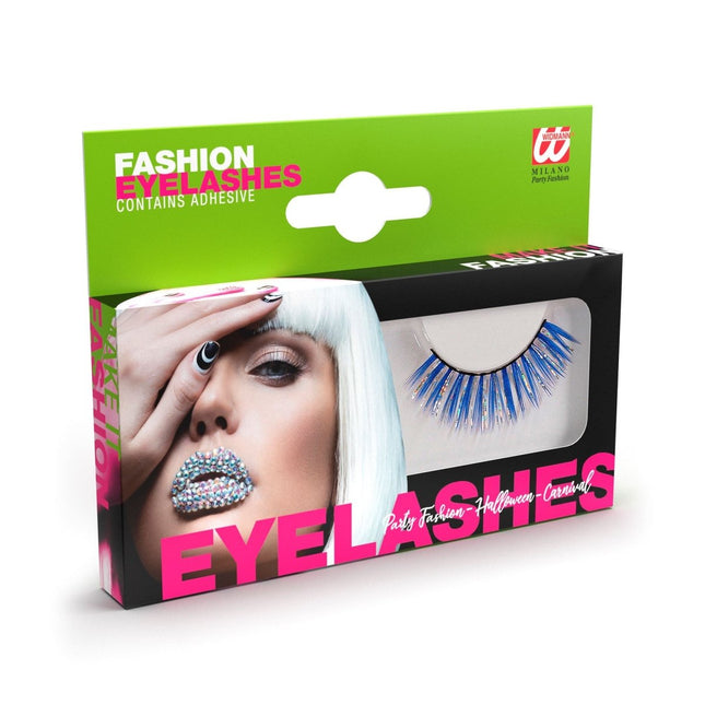 Blauwe Nep Wimpers van Widmann koop je bij Partywinkel