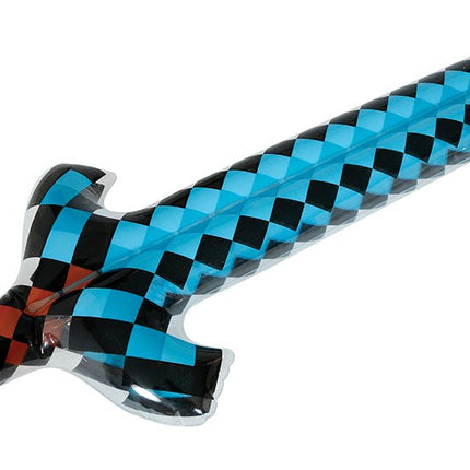 Blauwe Nep Zwaard Pixel van Fiestas Guirca koop je bij Partywinkel