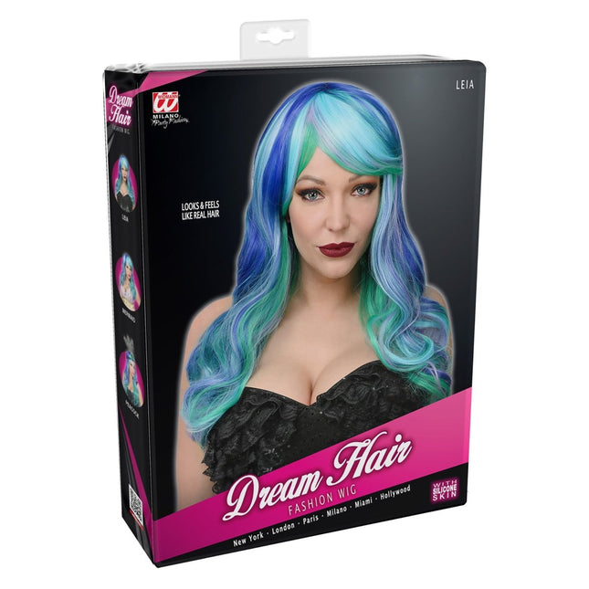 Blauwe Pruik van Widmann koop je bij Partywinkel