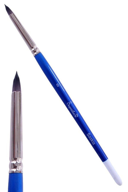 Blauwe Schmink Penseel Flower Nr.8 van Superstar koop je bij Partywinkel