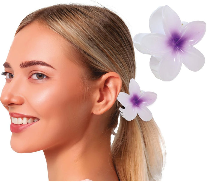 Bloem Haarclip Paars - Partywinkel - 8434077272503