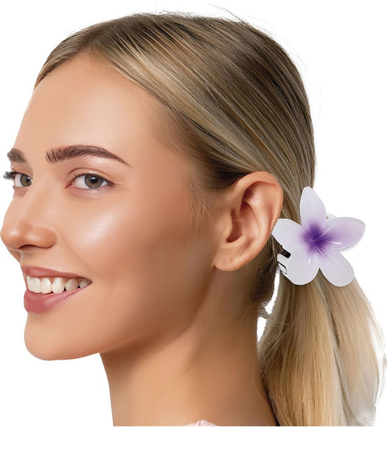 Bloem Haarclip Paars - Partywinkel - 8434077272503
