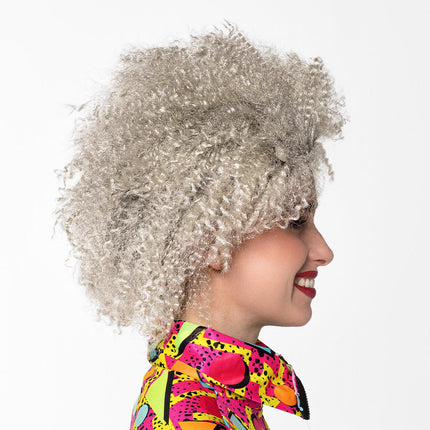 Blonde Pruik Eighties van Boland koop je bij Partywinkel