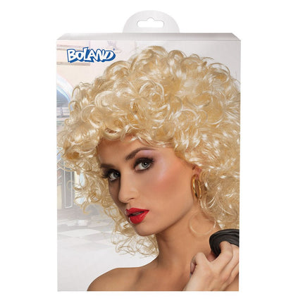 Blonde Pruik Sandy van Boland koop je bij Partywinkel
