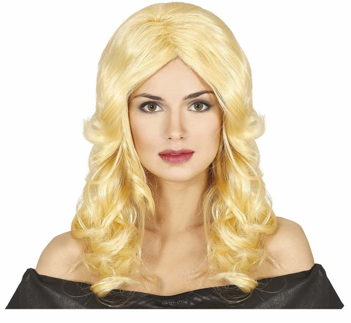 Blonde Pruik Slag van Fiestas Guirca koop je bij Partywinkel