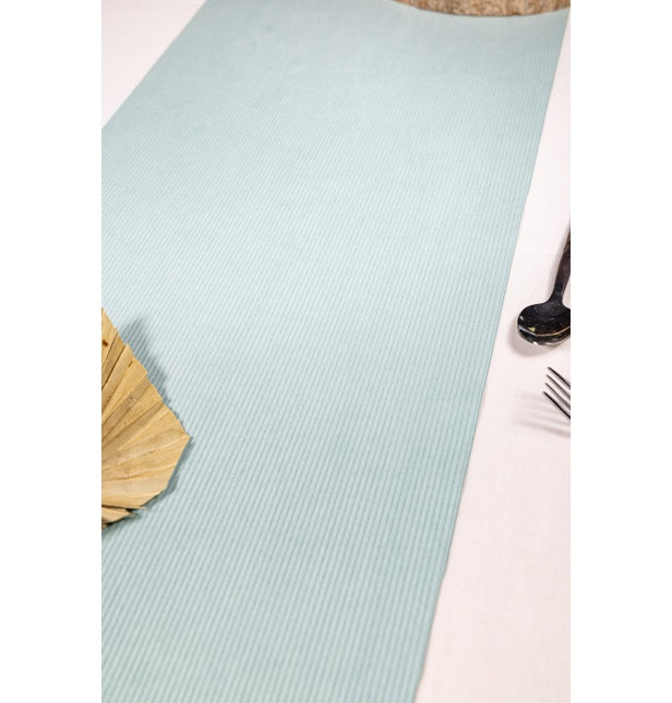 Runner da tavolo azzurro 3m