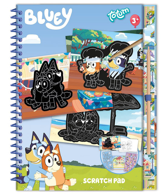 Bluey Knutsel Boek Kraskaarten - Partywinkel - 8714274290112
