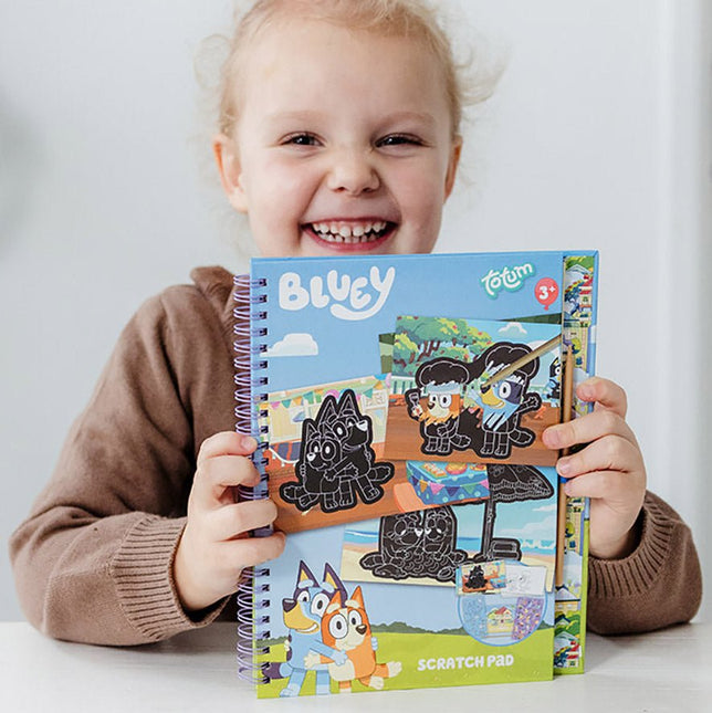 Bluey Knutsel Boek Kraskaarten - Partywinkel - 8714274290112