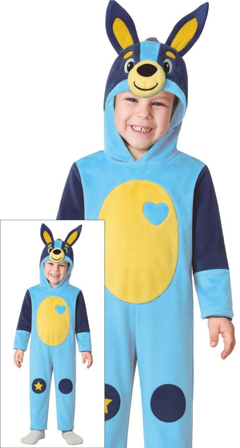 Bluey Onesie Blauw Kind van Fiestas Guirca koop je bij Partywinkel