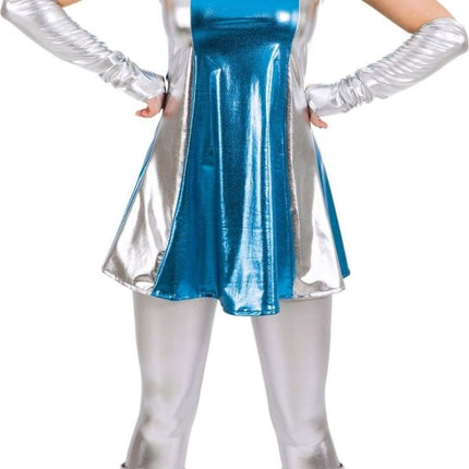 Bob Pruik Wit/Zilver Spacegirl van Orlob koop je bij Partywinkel