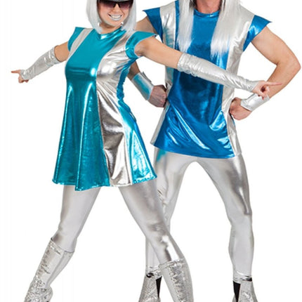 Bob Pruik Wit/Zilver Spacegirl van Orlob koop je bij Partywinkel