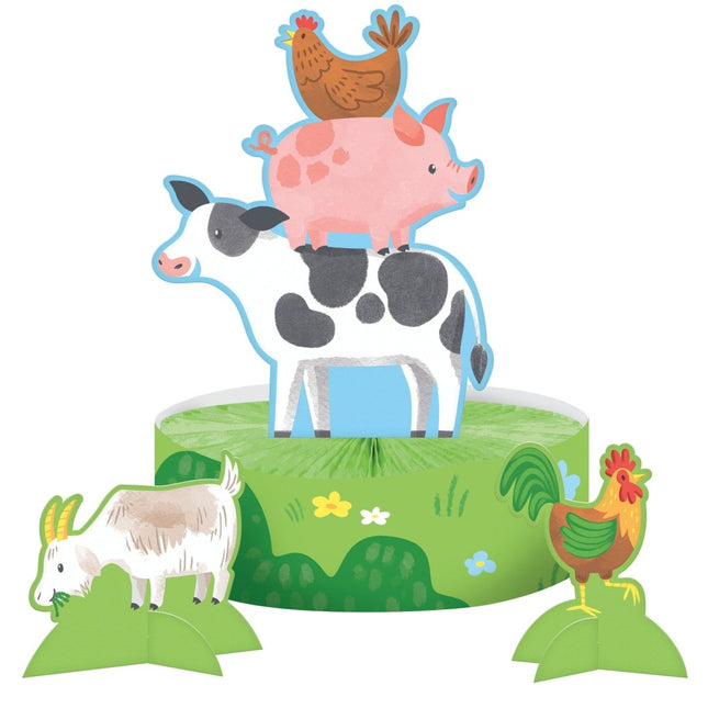 Boerderij Tafeldecoratie Dieren 3st van Creative Converting koop je bij Partywinkel