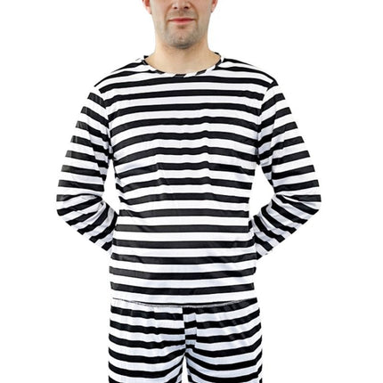 Boevenpak Zwart Wit 3 delig van Partychimp koop je bij Partywinkel