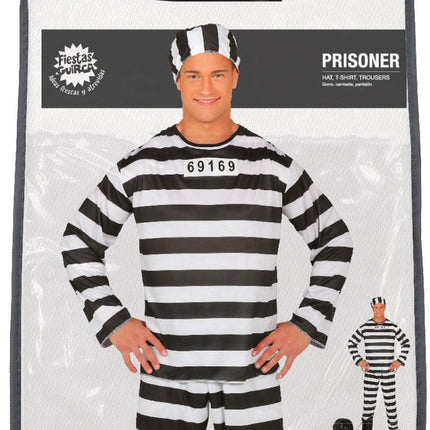 Boevenpak Zwart Wit Heren van Fiestas Guirca koop je bij Partywinkel