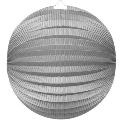 Bollampion metallic zilver 23cm van Haza Witbaard koop je bij Partywinkel