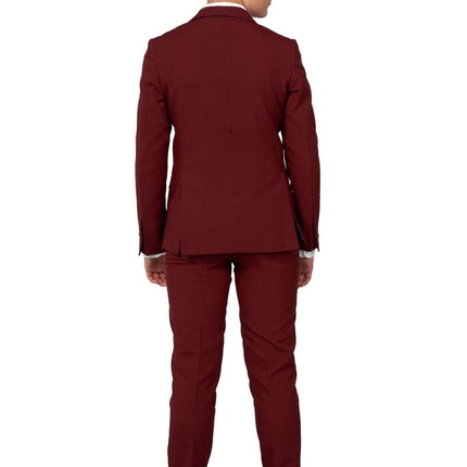 Bordeaux Rood Pak Jongen Tiener OppoSuits van OppoSuits koop je bij Partywinkel