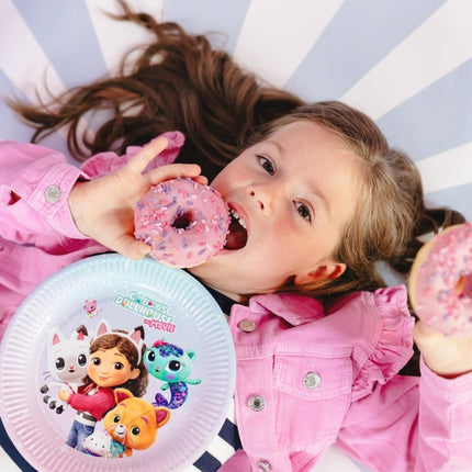 Borden Gabby's Dollhouse 23cm papier van Partydeco koop je bij Partywinkel
