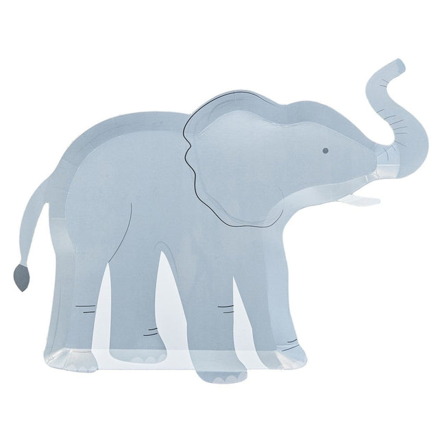 Borden Olifant 30cm 8st van Ginger Ray koop je bij Partywinkel