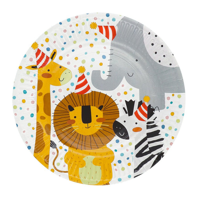 Borden Safari 23cm 8st van Boland koop je bij Partywinkel