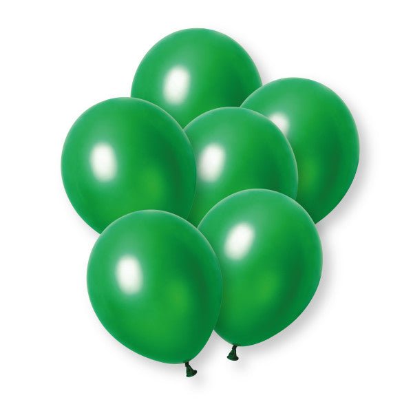 Bosgroene Parelballonnen 30cm 8st van Unique koop je bij Partywinkel