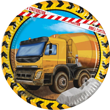 Bouw Borden 20cm 8st van Procos koop je bij Partywinkel