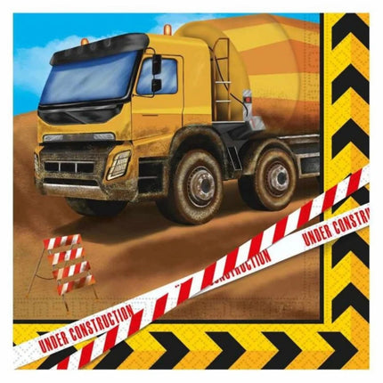 Bouw Servetten 2 Laags 33cm 20st van Procos koop je bij Partywinkel