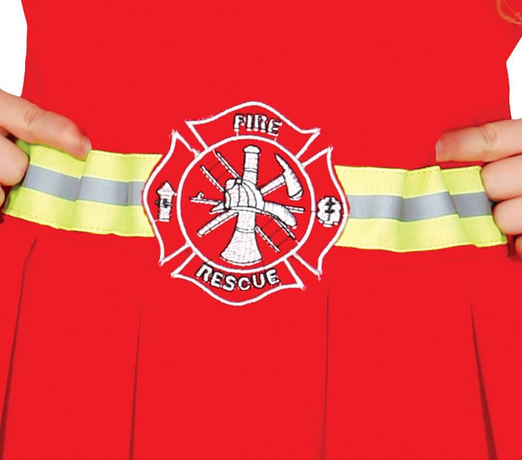 Brandweerpak Meisje van Fiestas Guirca koop je bij Partywinkel