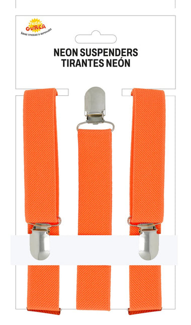 Bretels Neon Oranje van Fiestas Guirca koop je bij Partywinkel