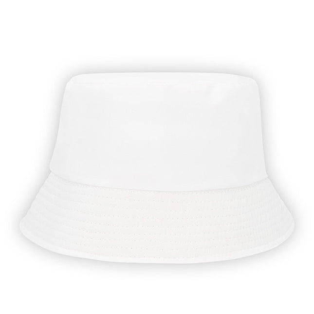Bride Bucket Hat Wit Roze van Boland koop je bij Partywinkel
