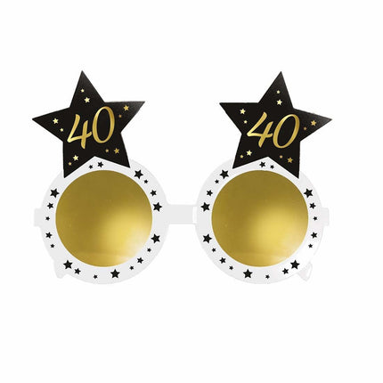 Bril 40 Jaar Sterren van Fiestas Guirca koop je bij Partywinkel