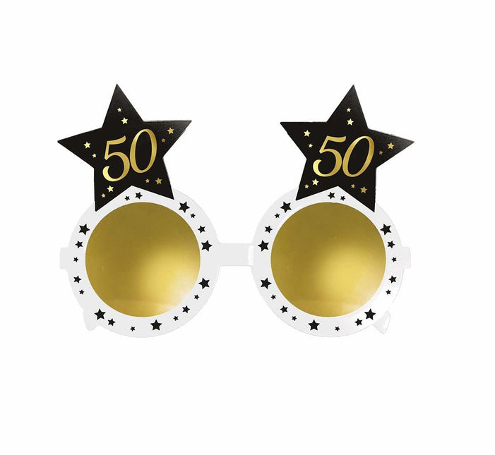 Bril 50 Jaar Sterren van Fiestas Guirca koop je bij Partywinkel