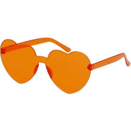 Bril - Hart - Oranje van Folat koop je bij Partywinkel