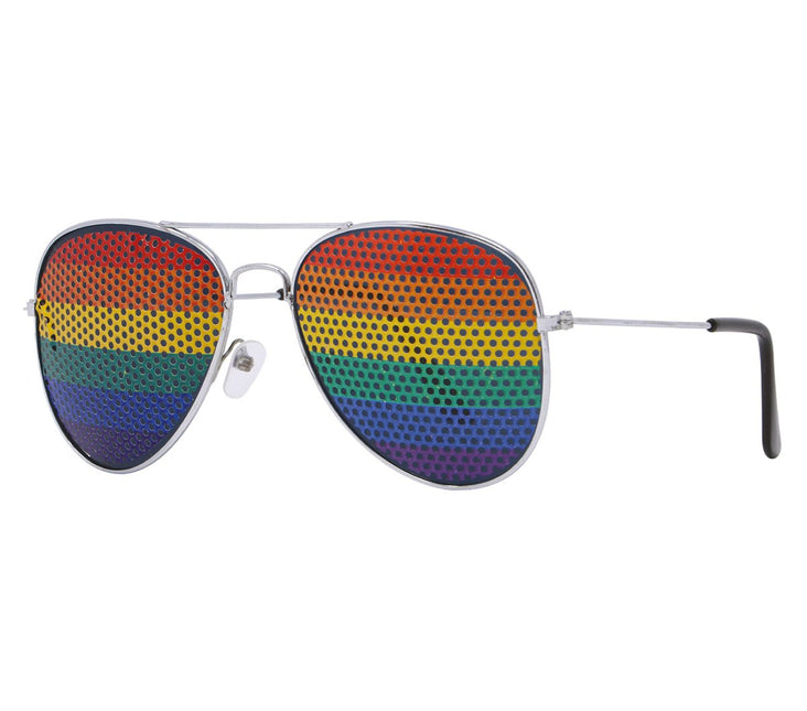 Bril Regenboog Aviator van Fiestas Guirca koop je bij Partywinkel