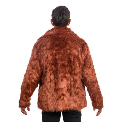 Cappotto in pelliccia sintetica marrone - Unisex