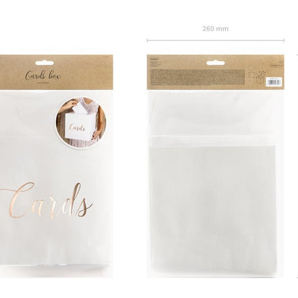 Bruiloft Enveloppendoos 24cm van Partydeco koop je bij Partywinkel