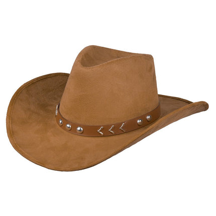 Bruin Cowboy Hoed van Boland koop je bij Partywinkel