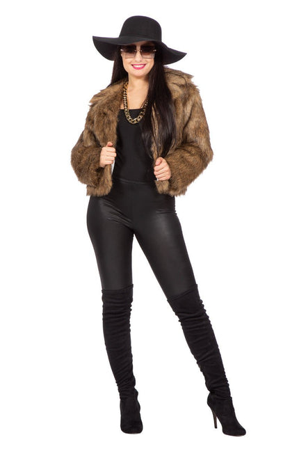 Bruine Bontjas Bruin Dames van Wilbers & Wilbers koop je bij Partywinkel
