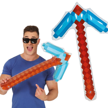 Bruine Nep Bijl Pixel van Fiestas Guirca koop je bij Partywinkel